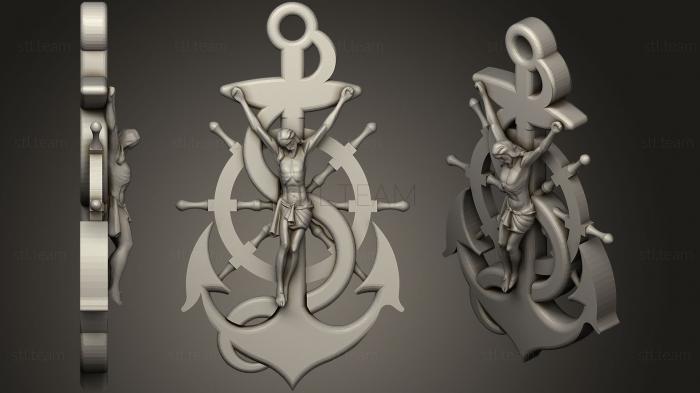 3D модель Морской крест (STL)